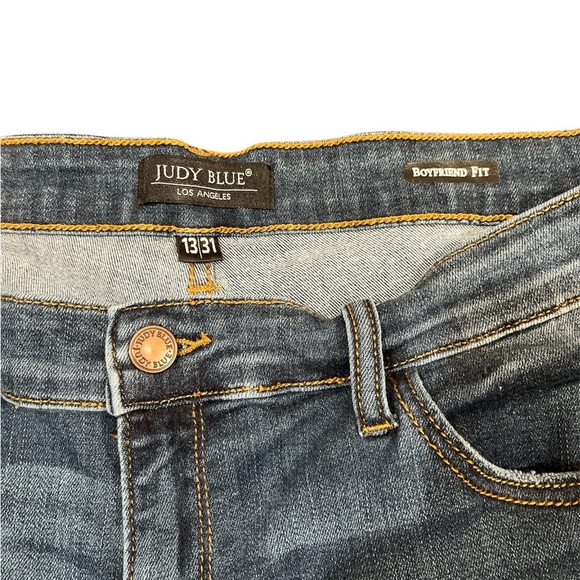 Judy Blue Boyfriend Fit Distressed Womens - Picture 4 of 6
